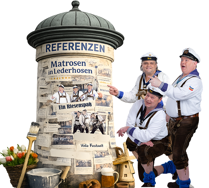 Matrosen in Lederhosen
